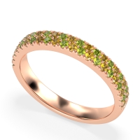 Classic Two Row Prong Set Yugala Band