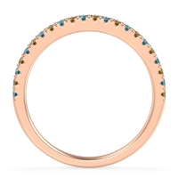 Classic Two Row Prong Set Yugala Band