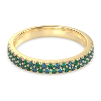 Classic Two Row Prong Set Yugala Band