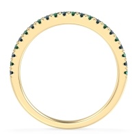 Classic Two Row Prong Set Yugala Band