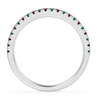 Classic Two Row Prong Set Yugala Band