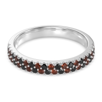 Classic Two Row Prong Set Yugala Band