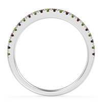 Classic Two Row Prong Set Yugala Band