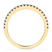 Classic Two Row Prong Set Yugala Band