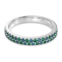 Classic Two Row Prong Set Yugala Band