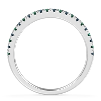 Classic Two Row Prong Set Yugala Band