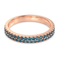 Classic Two Row Prong Set Yugala Band