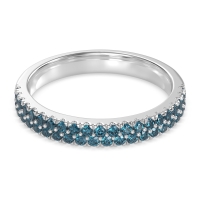 Classic Two Row Prong Set Yugala Band