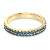 Classic Two Row Prong Set Yugala Band