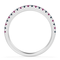 Classic Two Row Prong Set Yugala Band