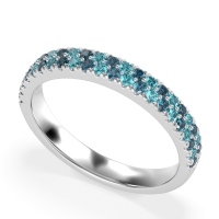 Classic Two Row Prong Set Yugala Band