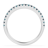 Classic Two Row Prong Set Yugala Band