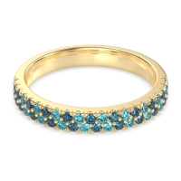 Classic Two Row Prong Set Yugala Band