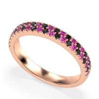 Classic Two Row Prong Set Yugala Band