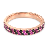 Classic Two Row Prong Set Yugala Band