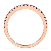 Classic Two Row Prong Set Yugala Band