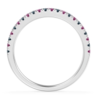 Classic Two Row Prong Set Yugala Band