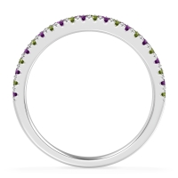 Classic Two Row Prong Set Yugala Band