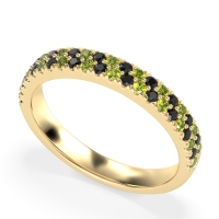 Classic Two Row Prong Set Yugala Band