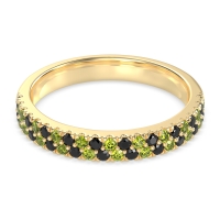 Classic Two Row Prong Set Yugala Band