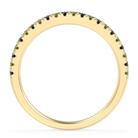 Classic Two Row Prong Set Yugala Band