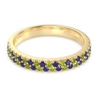 Classic Two Row Prong Set Yugala Band