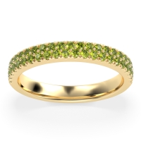 Classic Two Row Prong Set Yugala Band