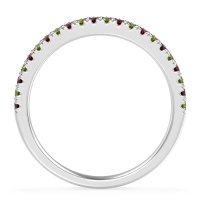 Classic Two Row Prong Set Yugala Band