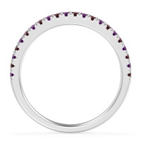 Classic Two Row Prong Set Yugala Band