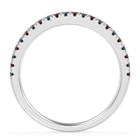 Classic Two Row Prong Set Yugala Band