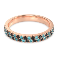 Classic Two Row Prong Set Yugala Band