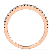 Classic Two Row Prong Set Yugala Band