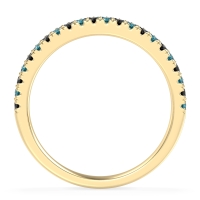 Classic Two Row Prong Set Yugala Band