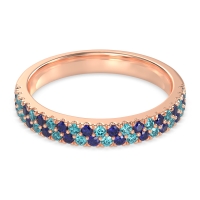 Classic Two Row Prong Set Yugala Band