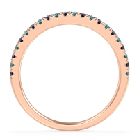 Classic Two Row Prong Set Yugala Band