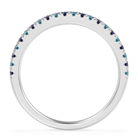 Classic Two Row Prong Set Yugala Band