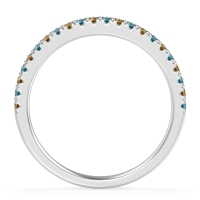 Classic Two Row Prong Set Yugala Band