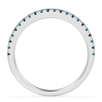 Classic Two Row Prong Set Yugala Band