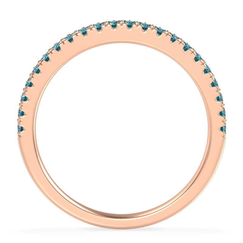 Classic Two Row Prong Set Yugala Band