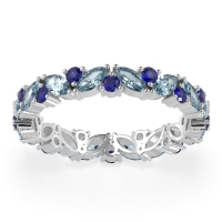 Marquise and Round Eternity Aniya Band