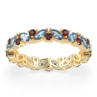 Marquise and Round Eternity Aniya Band