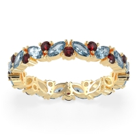 Marquise and Round Eternity Aniya Band