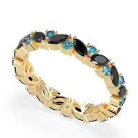 Marquise and Round Eternity Aniya Band