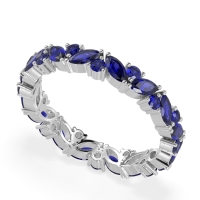 Marquise and Round Eternity Aniya Band