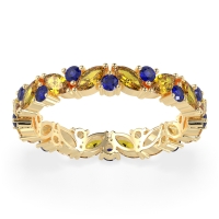 Marquise and Round Eternity Aniya Band