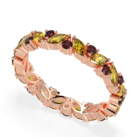 Marquise and Round Eternity Aniya Band