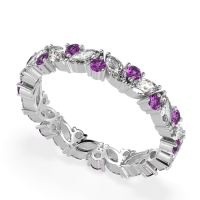 Marquise and Round Eternity Aniya Band