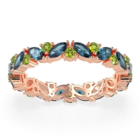 Marquise and Round Eternity Aniya Band