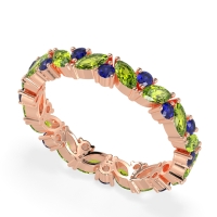 Marquise and Round Eternity Aniya Band