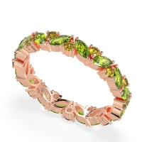 Marquise and Round Eternity Aniya Band